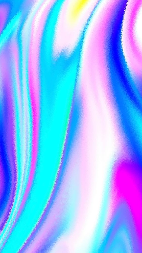 Abstract colorful holographic mobile wallpaper