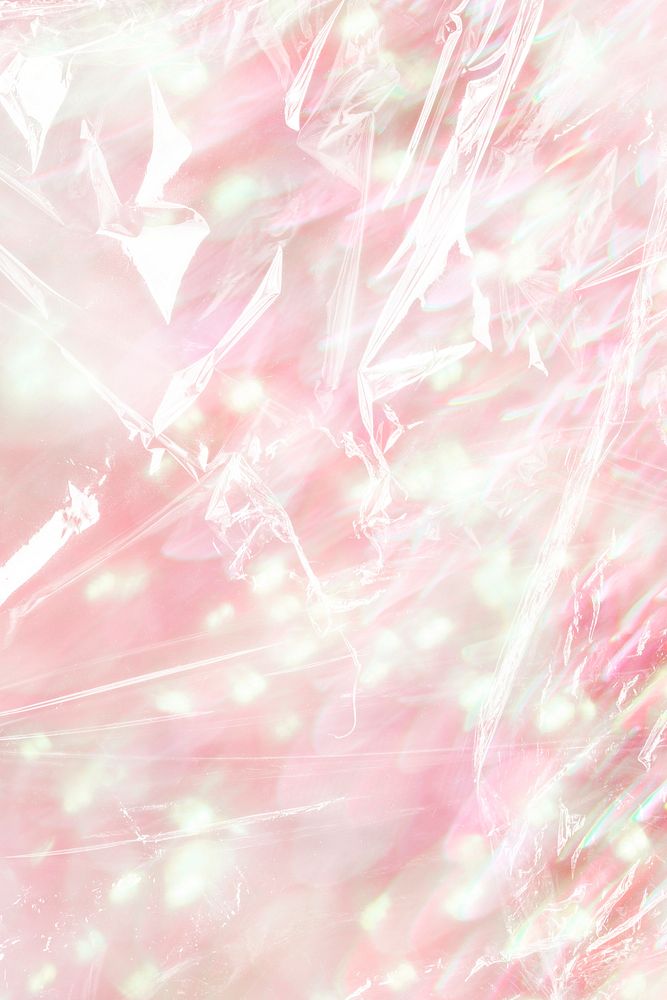 Pink glitter holographic background plastic texture