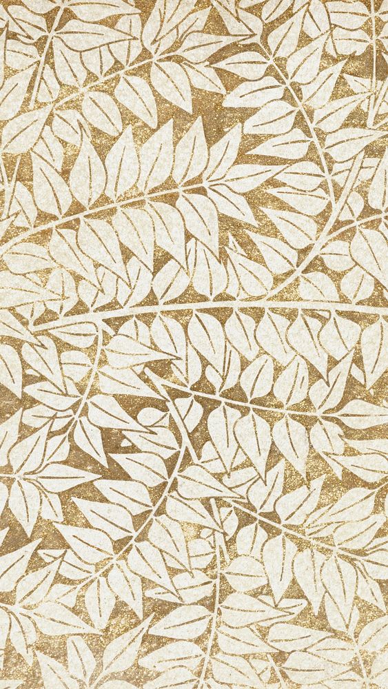 Nature leaves ornament seamless pattern background