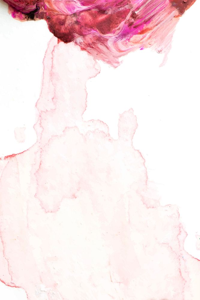 Pink watercolor textured background vector