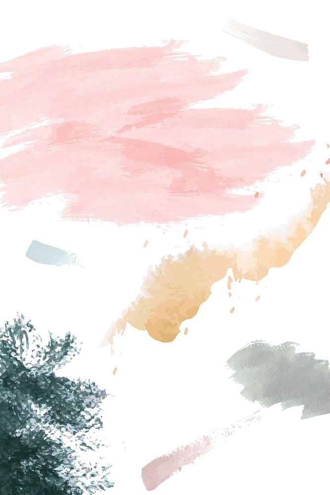 Pastel watercolor textured background vector