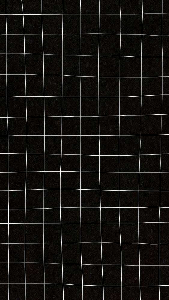 Distorted grid on black wallpaper