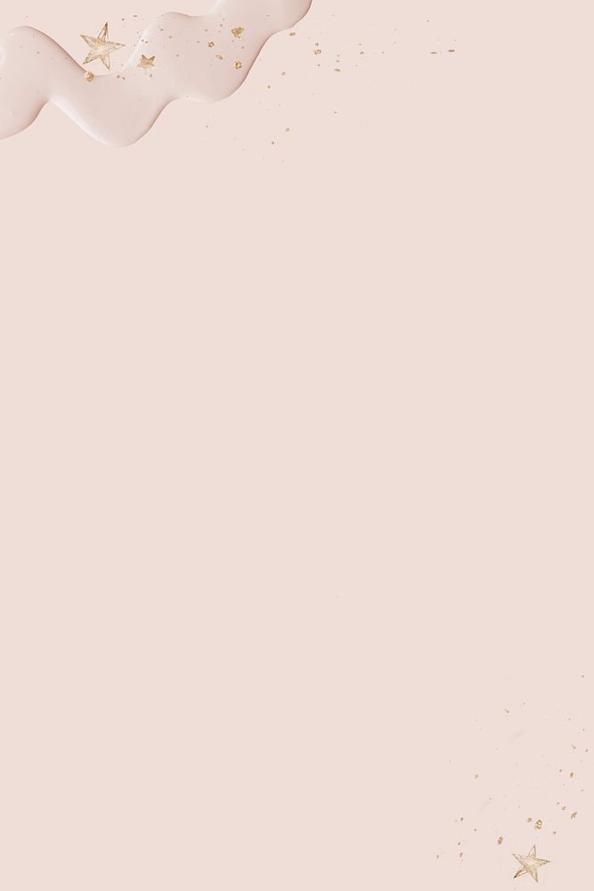 Pink acrylic gold star background