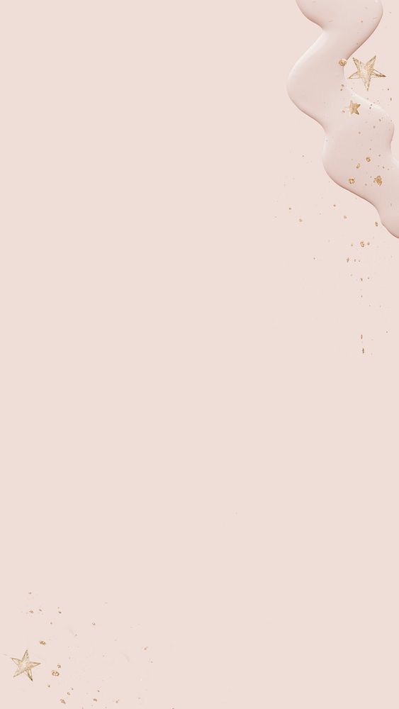 Pink acrylic gold star background mobile phone wallpaper