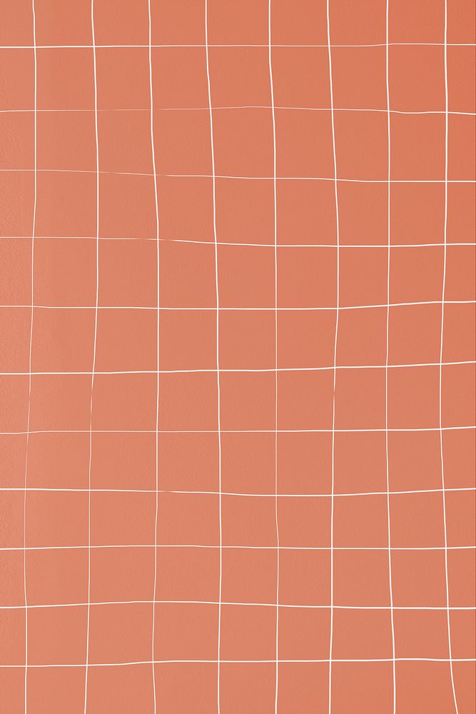 Salmon distorted geometric square tile texture background