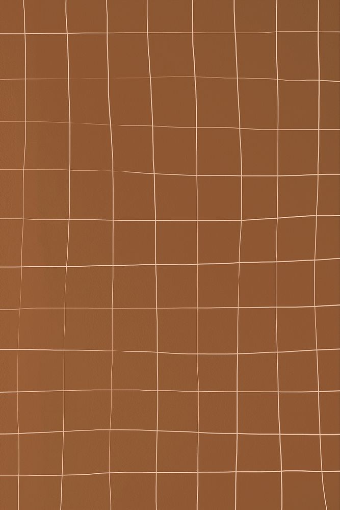 Distorted caramel color pool tile pattern background