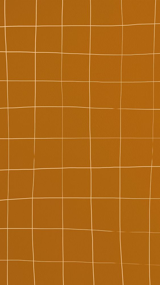 Distorted bronze square ceramic tile texture background