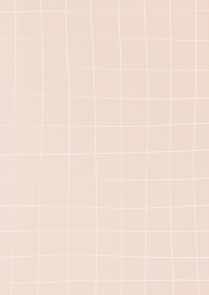 Grid pattern papaya whip square geometric background deformed