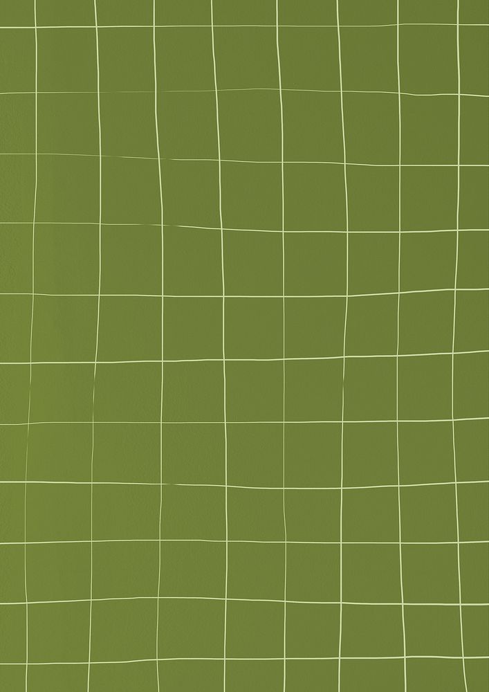 Olive green distorted geometric square tile texture background