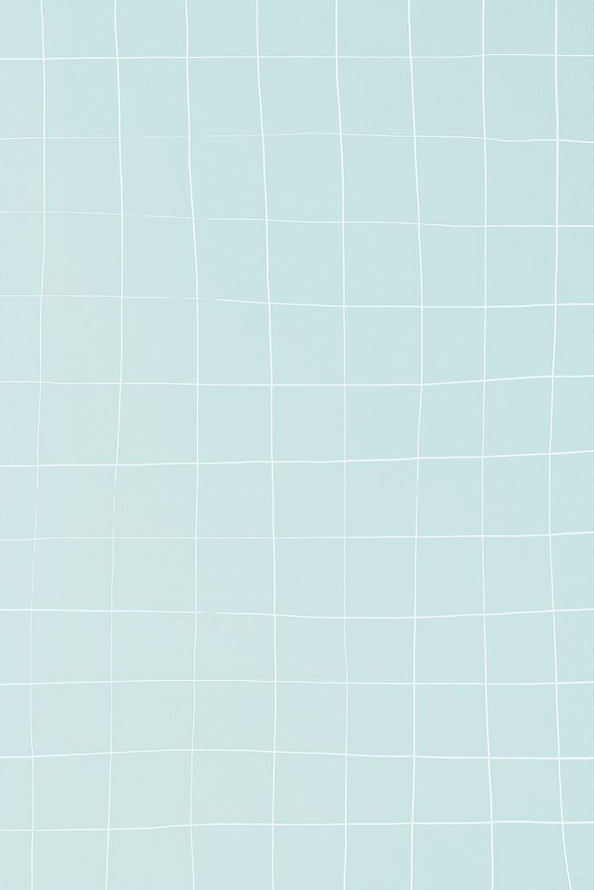 Pale turquoise distorted geometric square tile texture background