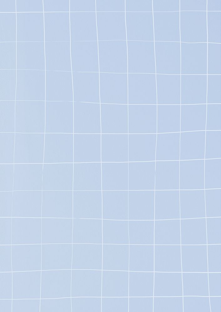 Grid pattern light blue square geometric background deformed