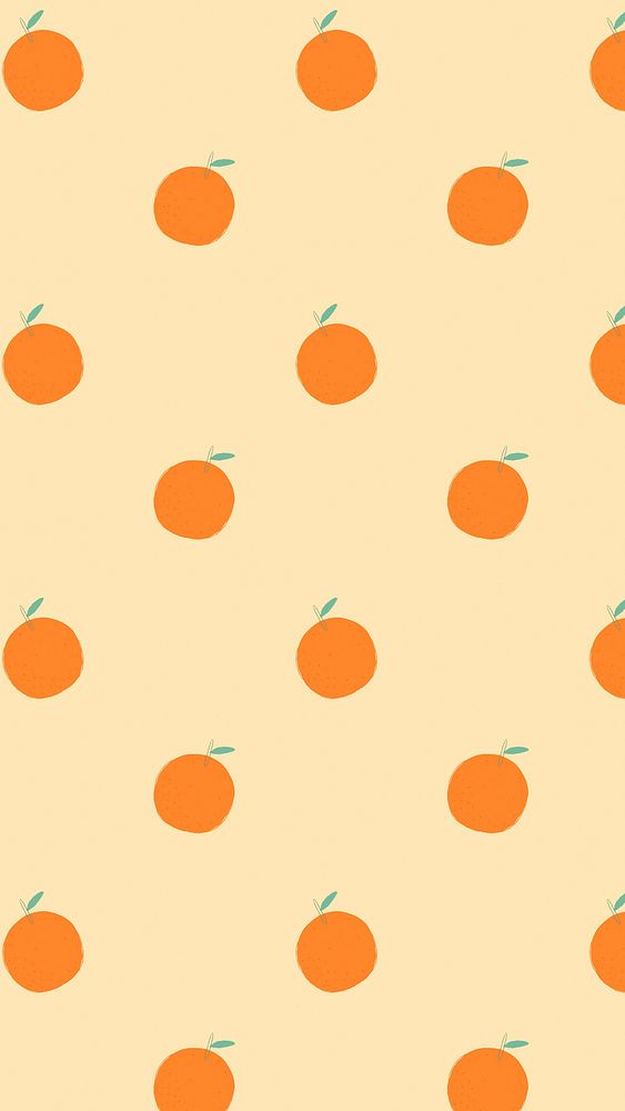 Vector seamless orange pattern pastel | Premium Vector - rawpixel