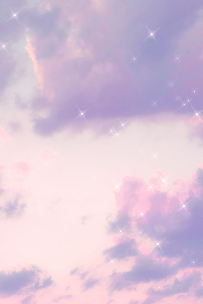 Cloudy sky pattern sparkle background image