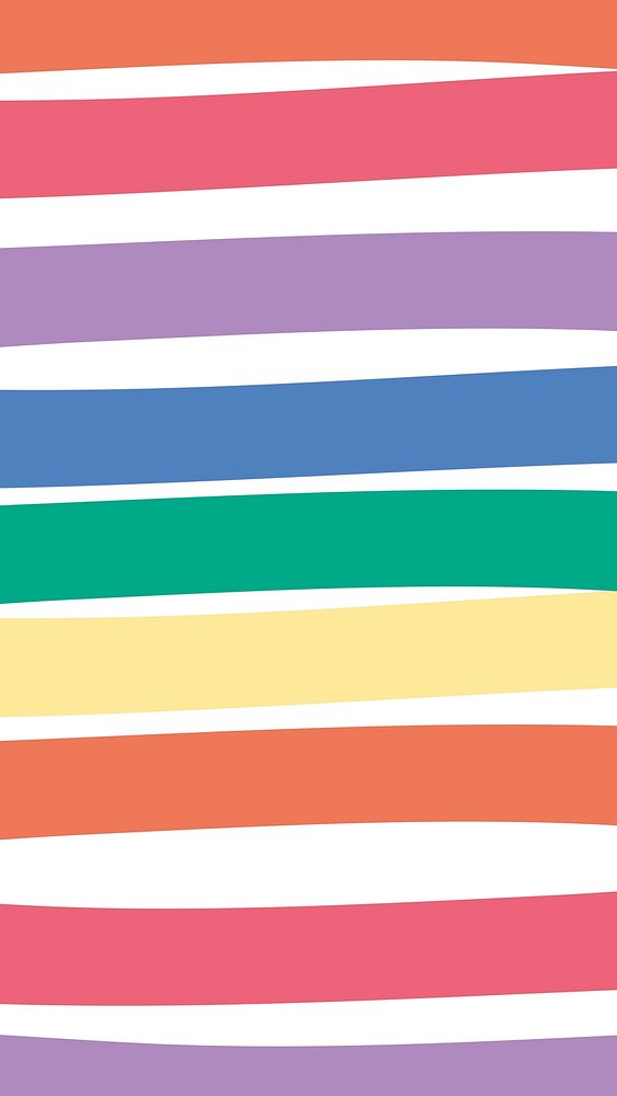 Rainbow stripes artsy background social banner