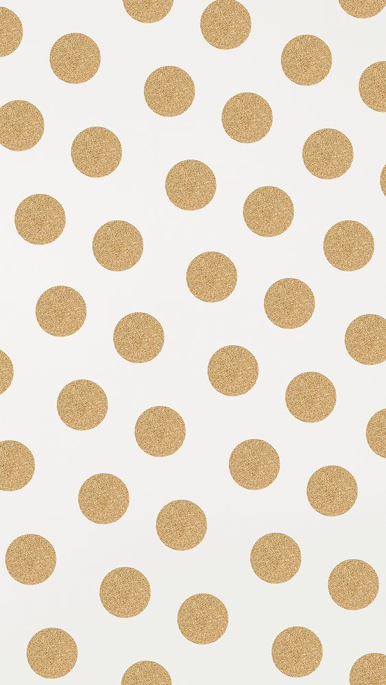 Shiny psd gold polka dot pattern social banner