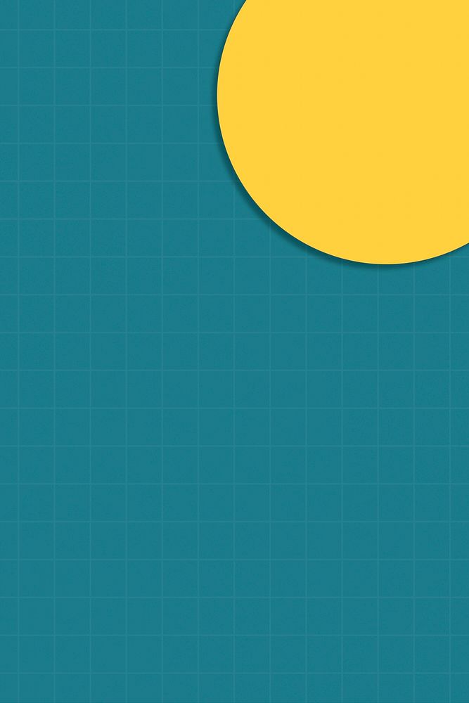 Abstract green grid with yellow circle social banner