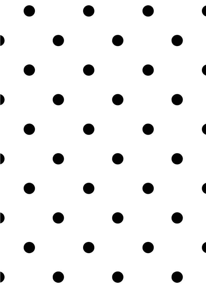 Black and white polka dot cute pattern banner