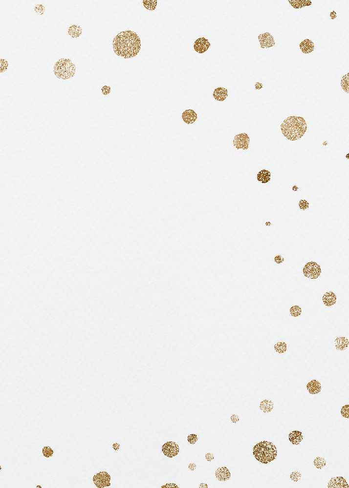 Gold dots invitation cards psd celebration background