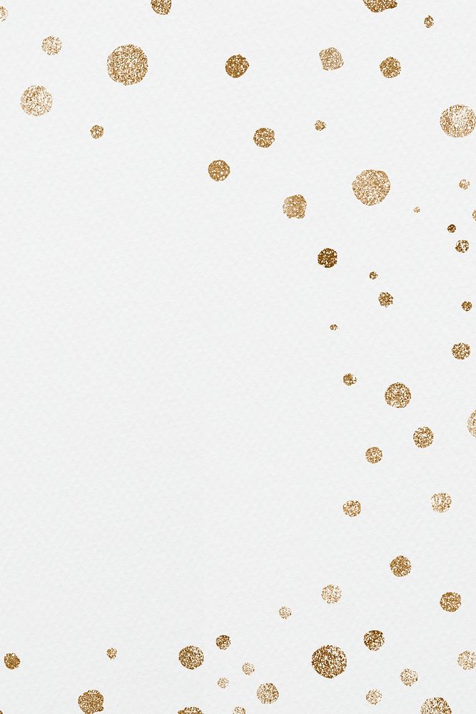 Glittery dots celebration background psd