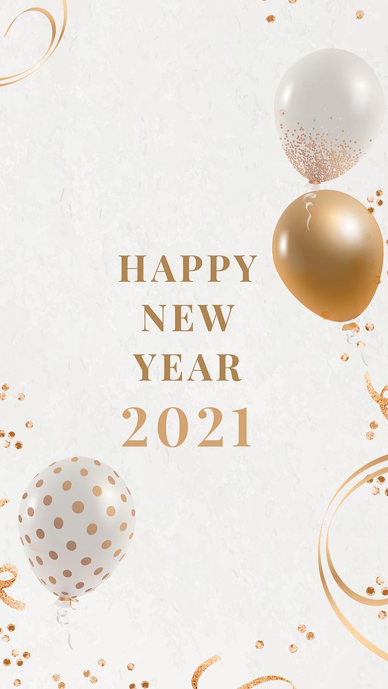 Happy new year 2021 greetings for social media story