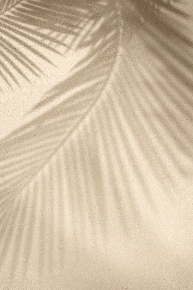Golden background with palm tree