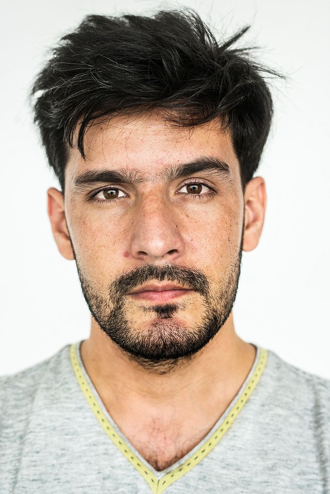 Portrait of an Afghan man