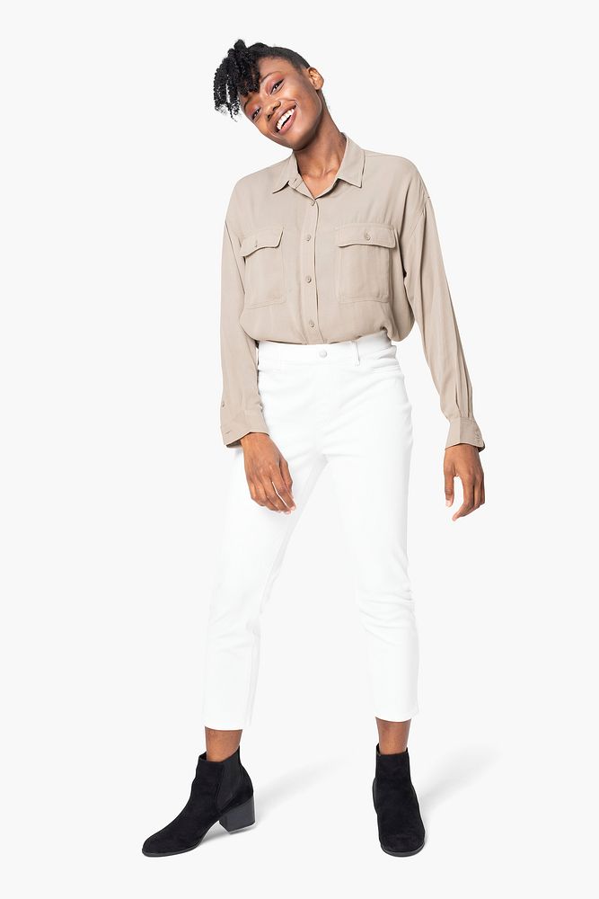 Women&rsquo;s beige blouse basic wear