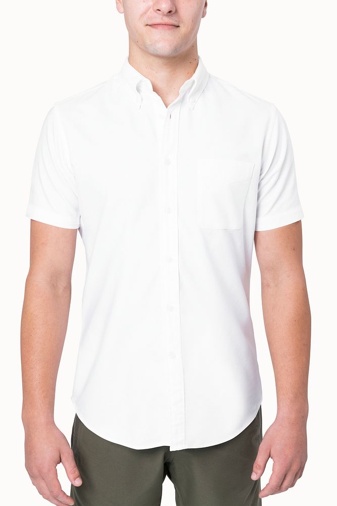 Man wearing white shirt mockup | Premium PSD Mockup - rawpixel