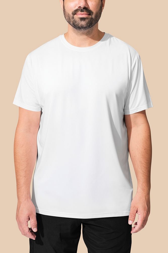 White shirt mockup psd men&rsquo;s apparel