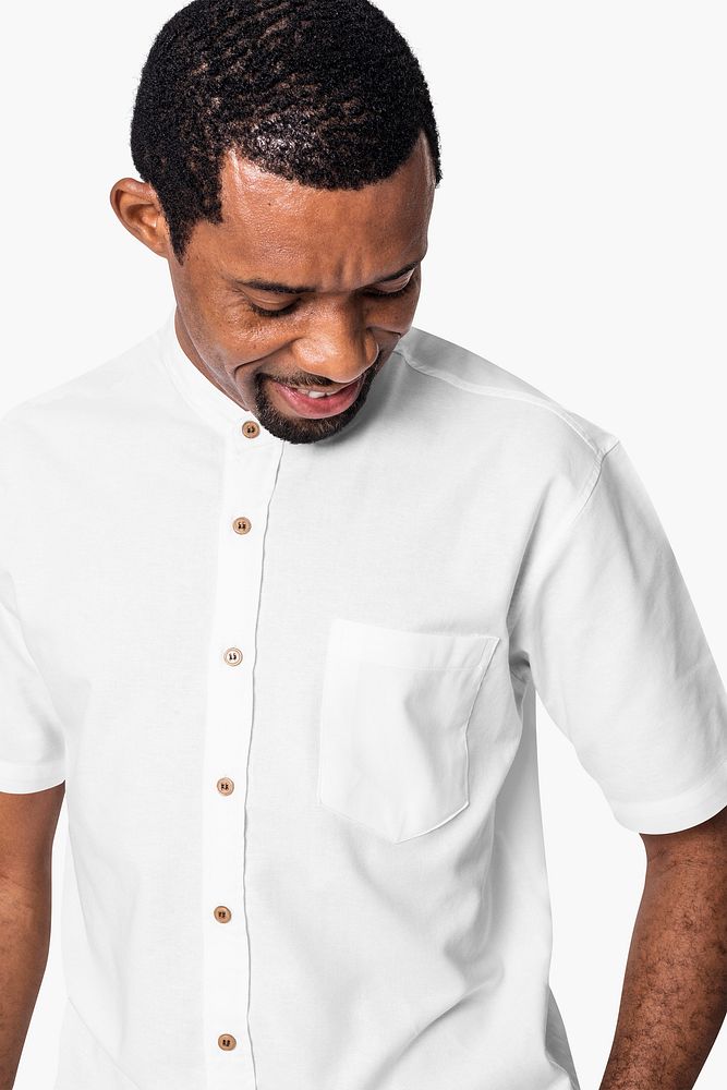 White shirt mockup psd men&rsquo;s apparel 