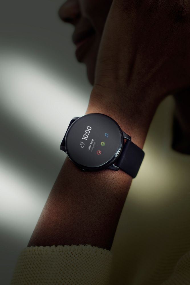 Smartwatch psd screen mockup wearable technology