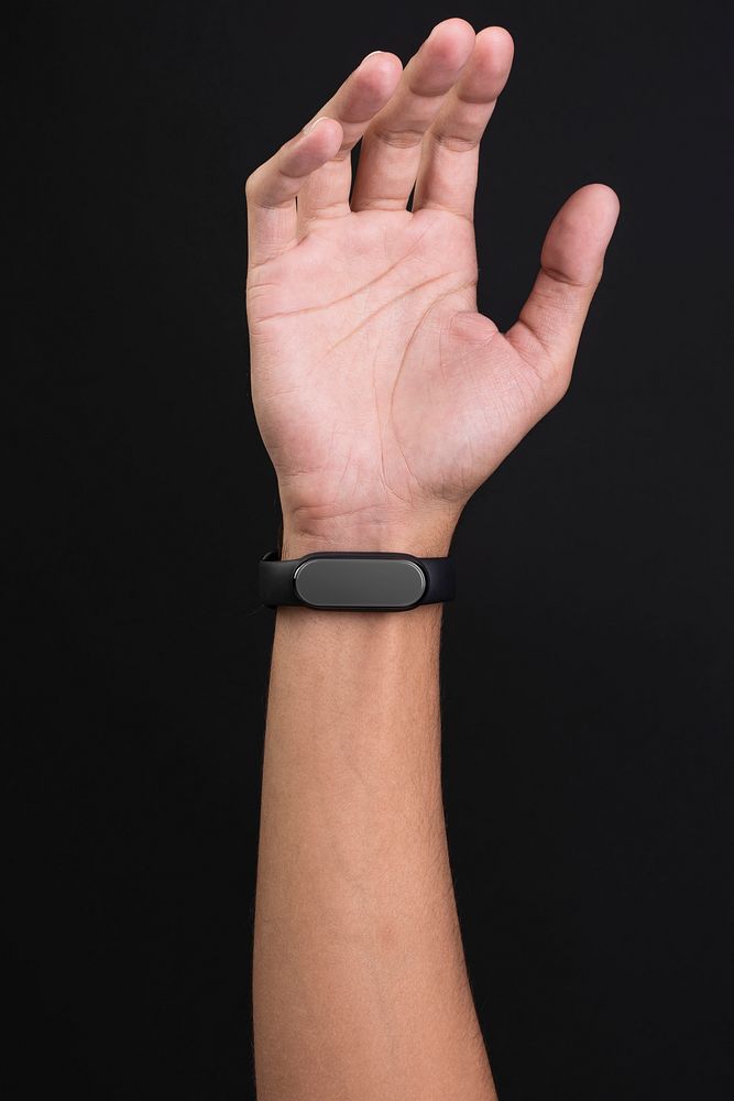 Smartwatch on a wrist wearable technology
