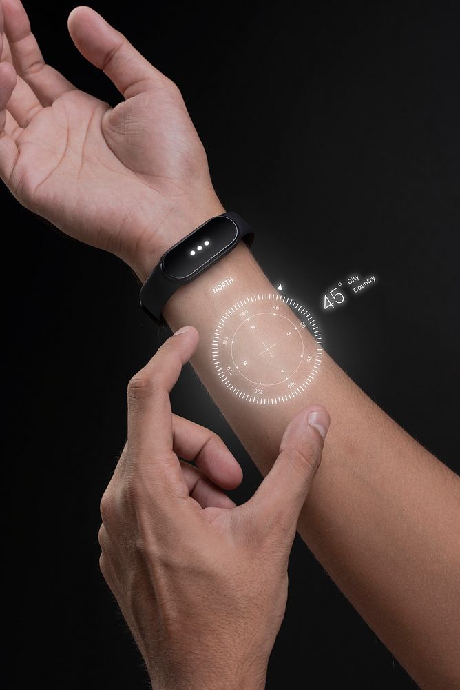Smartwatch with hologram wearable technology