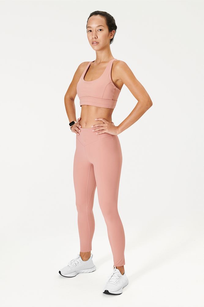 Women's yoga outfit mockup active wear