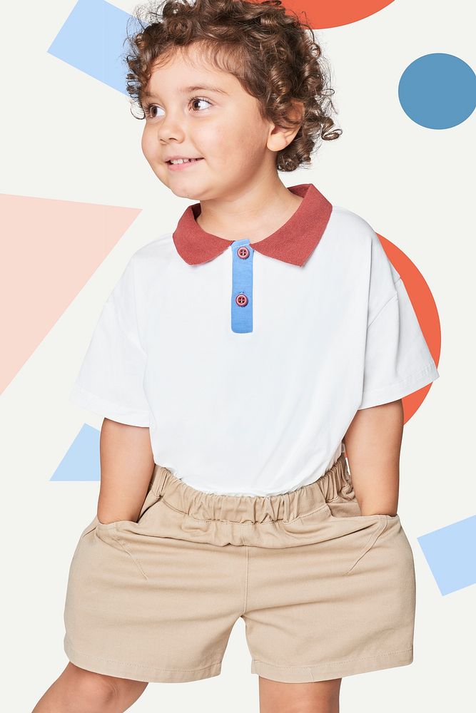  Kid's polo shirt and short pants