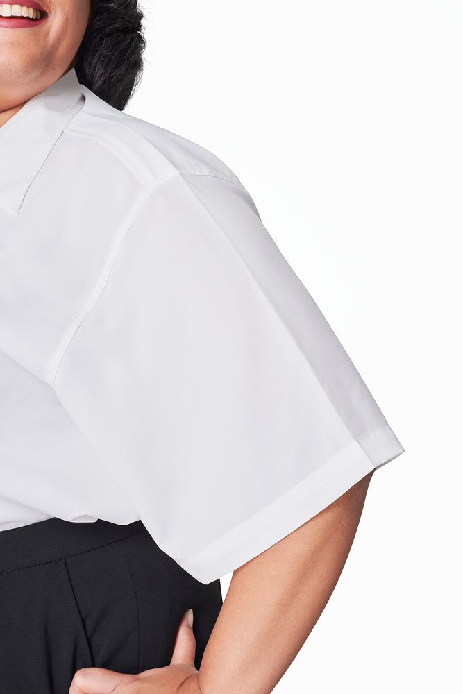 Size inclusive white shirt women's fashion