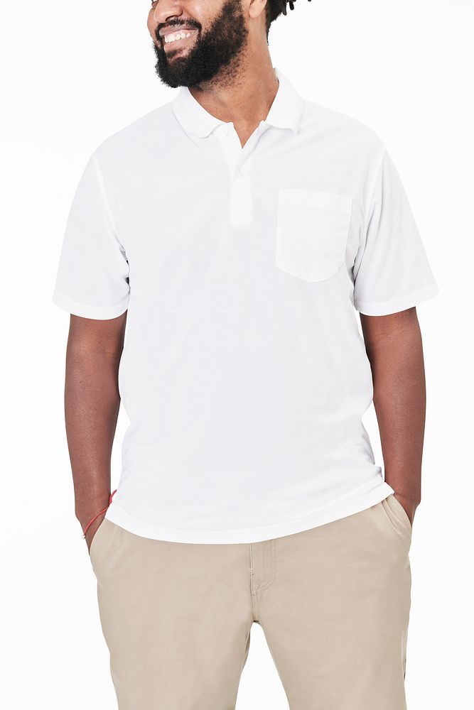 Men's white polo shirt mockup | Premium Photo - rawpixel