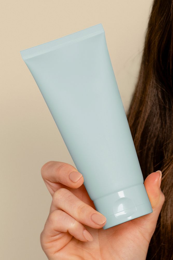 Face moisturizer cream, blank beauty packaging