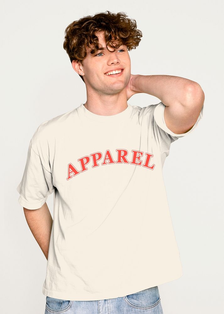 Men's tshirt mockup, apparel & fashion psd