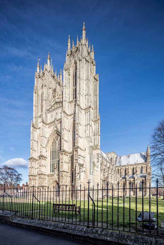 Beverley Minster. Located in Beverley, Yorkshire, England, UK. Original public domain image from Wikimedia Commons