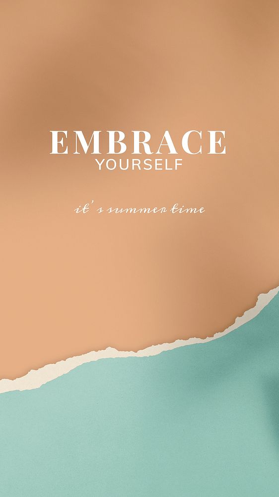 Embrace yourself it is summer vector