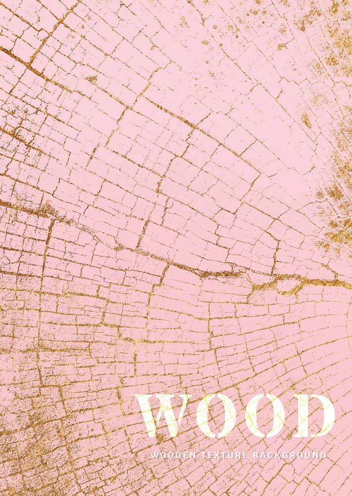 Pink wooden textured background template