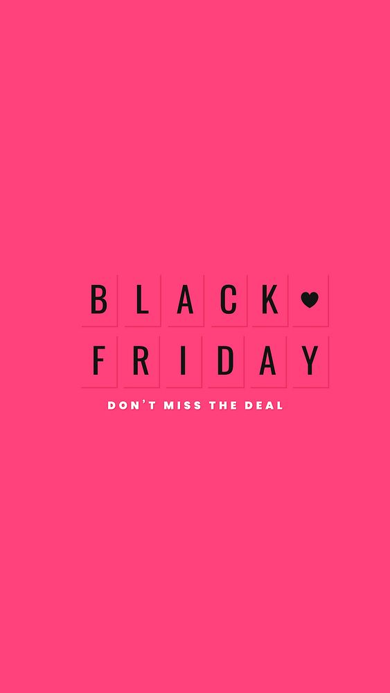 Pink Black Friday vector sale advertisement social banner