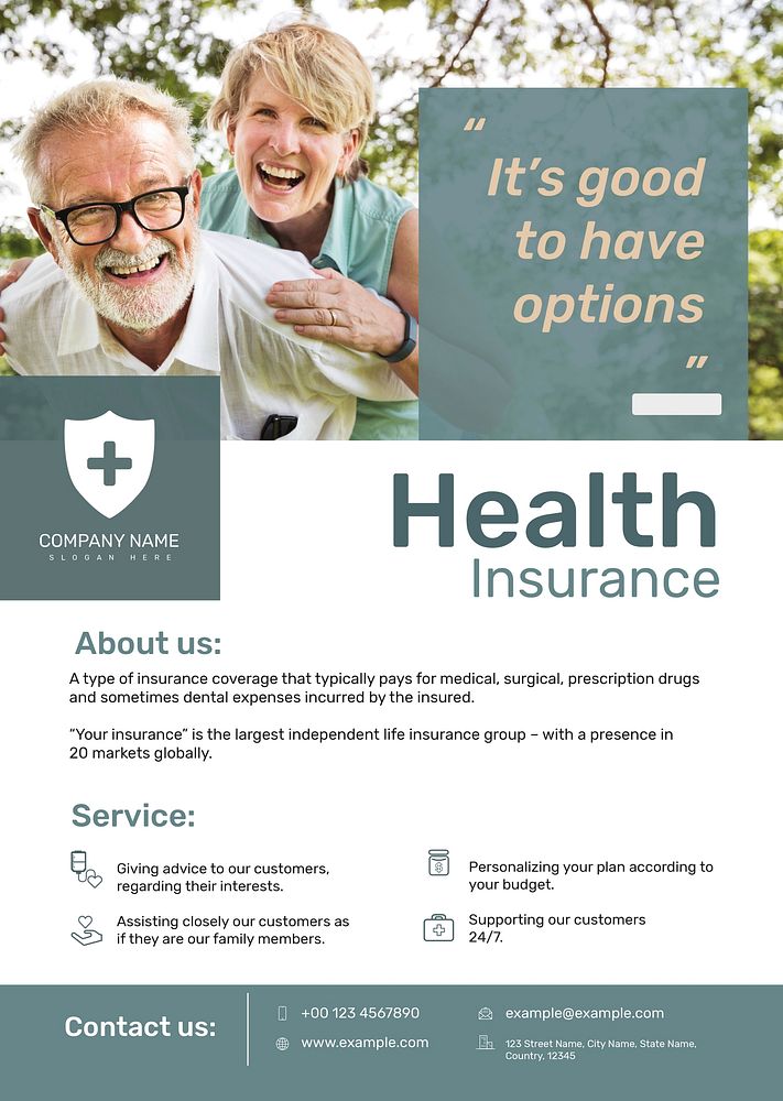 Health insurance poster template psd | Premium PSD Template - rawpixel