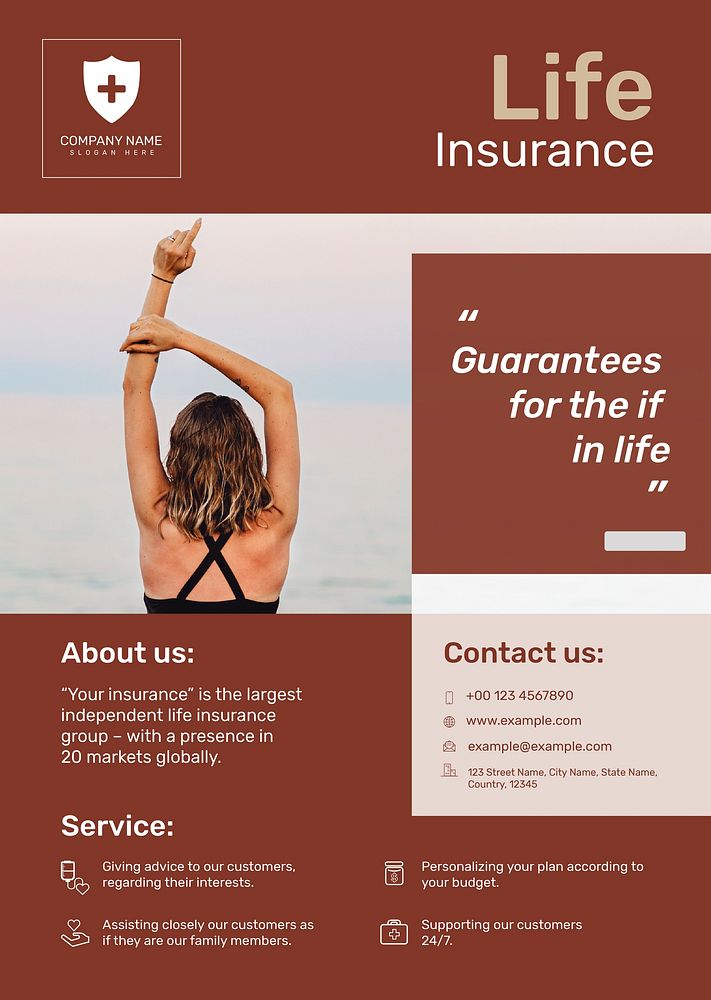 Life insurance poster template psd | Premium PSD Template - rawpixel