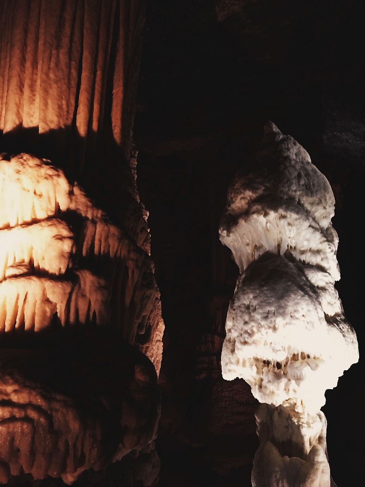 Postojna Cave.. Original public domain image from Wikimedia Commons