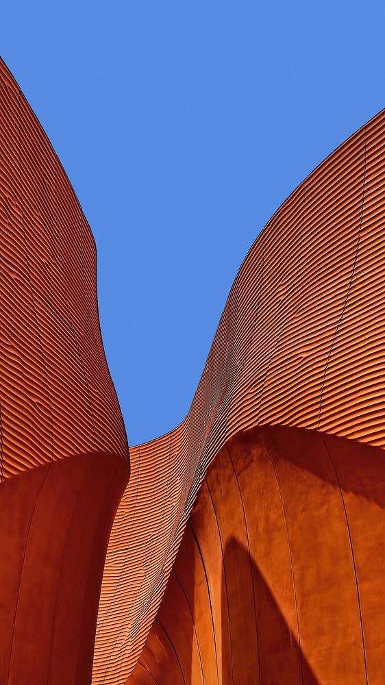 Architecture iPhone wallpaper, abstract building. Original image from Wikimedia Commons