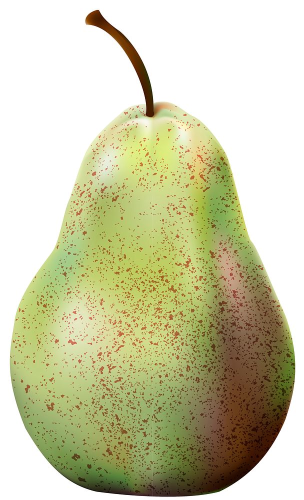 Illustration of apple isolated on white background