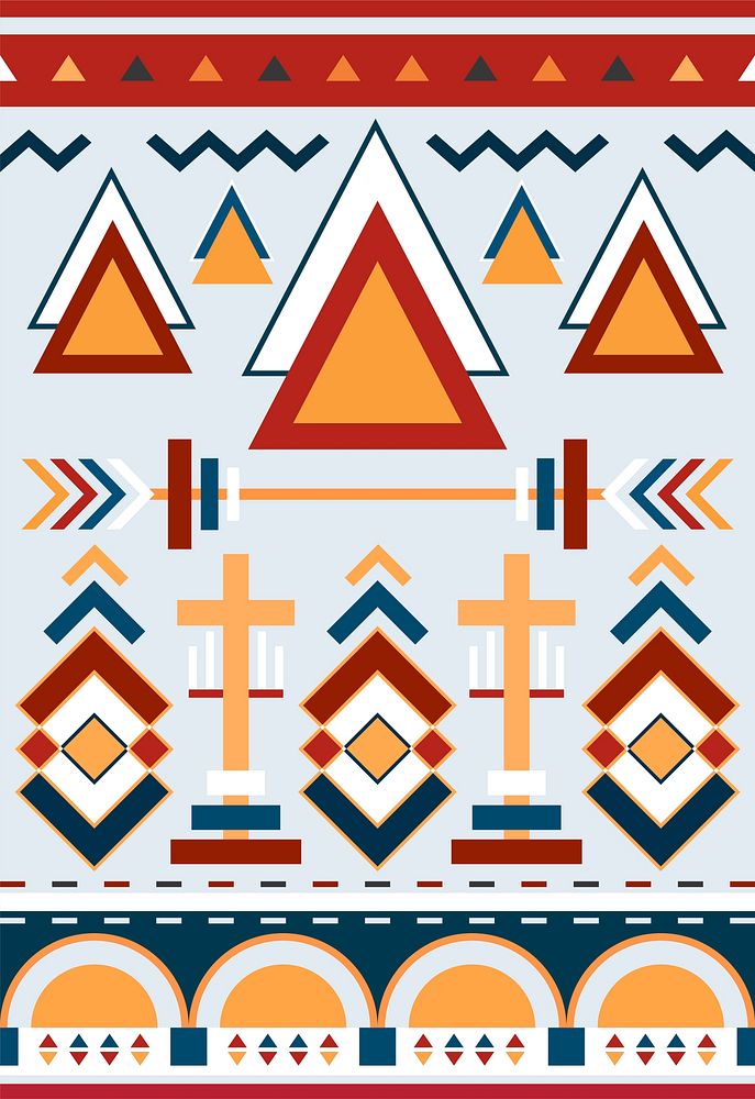 Illustration of ethnic pattern