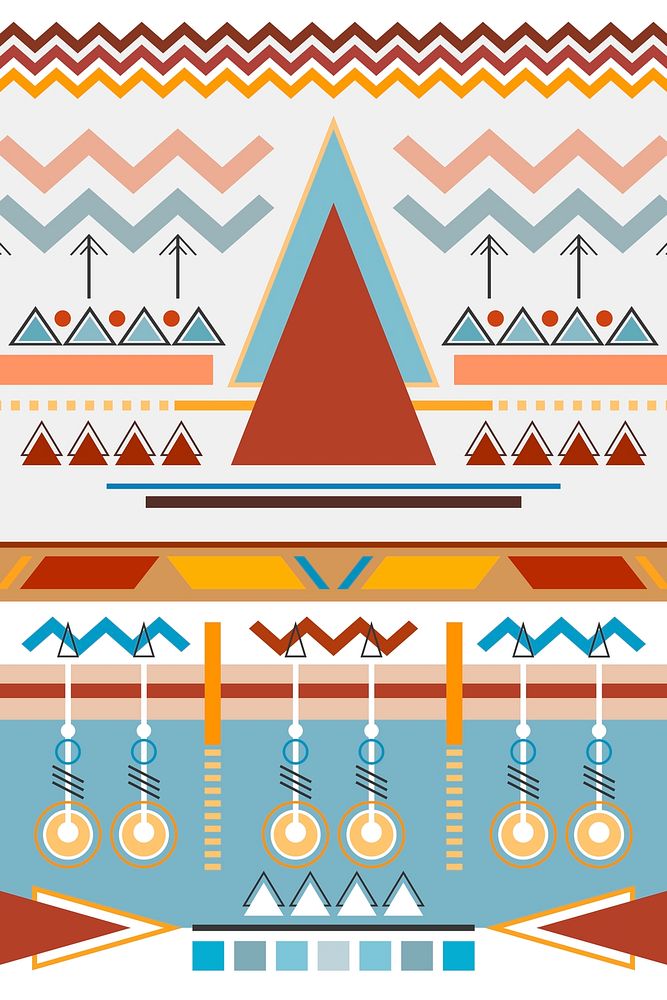 Colorful pattern, ethnic background, textile design